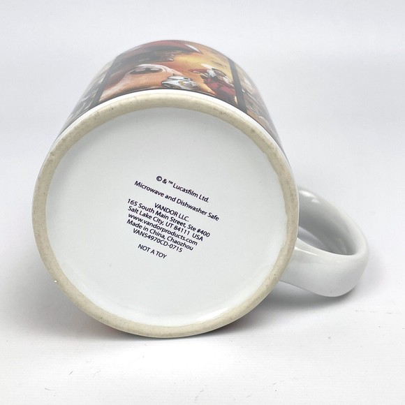 Star Wars The Force Awakens Picture Panels 12 fl oz Porcelain Coffee Mug Cup - Picture 6 of 7